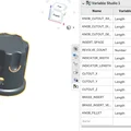 Núm Potentiometer 6.35mm cho Guitar Pedal (6.35mm Guitar Pedal Potentiometer Knob) - Thumbnail 5