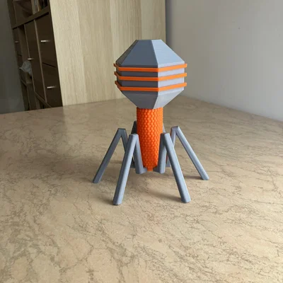 Mô hình Sinh học Virus Bacteriophage