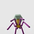Mô hình Sinh học Virus Bacteriophage - Thumbnail 5