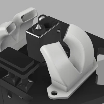 Ống dẫn gió kép cho FLSUN Super Racer (Double Fan Duct)