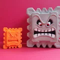 Mô hình Thwomp từ Mario và khuôn đúc bê tông - Thumbnail 1