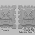 Mô hình Thwomp từ Mario và khuôn đúc bê tông - Thumbnail 2