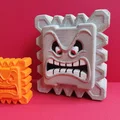 Mô hình Thwomp từ Mario và khuôn đúc bê tông - Thumbnail 4