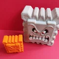 Mô hình Thwomp từ Mario và khuôn đúc bê tông - Thumbnail 5