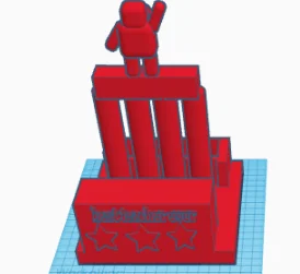 Mô hình Cúp vinh danh giáo viên Teacher Trophy in 3D độc đáo - Image 1