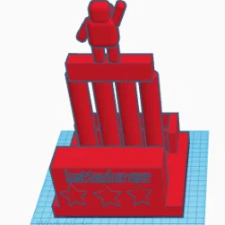 Mô hình Cúp vinh danh giáo viên Teacher Trophy in 3D độc đáo