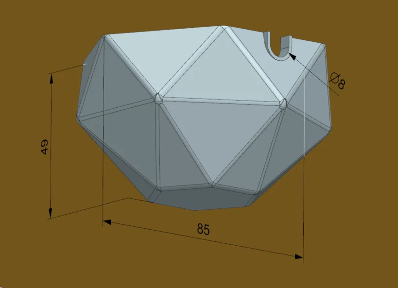 Nắp Che Đèn Trần Low Poly - Image 4