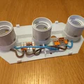Đèn ốp trần 3 bóng E27 tối giản - Thumbnail 3