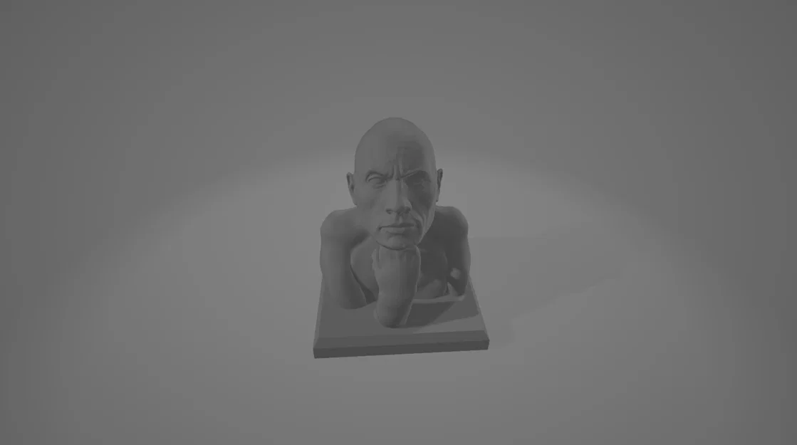 Mô hình tượng Rock The Thinker độc đáo cho fan in 3D - Image 1