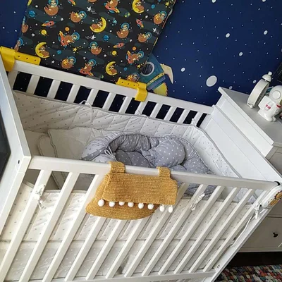 Bàn thay tã DIY cho giường trẻ em IKEA SUNDVIK