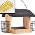 Nắp/Đậy trên lồng suet (Suet Cage) cho máng ăn chim, chống chim bị kẹt - Thumbnail 3