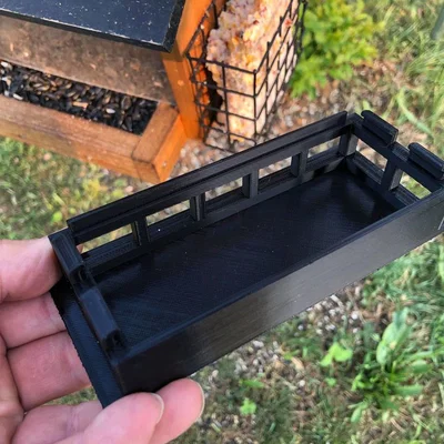 Nắp/Đậy trên lồng suet (Suet Cage) cho máng ăn chim, chống chim bị kẹt