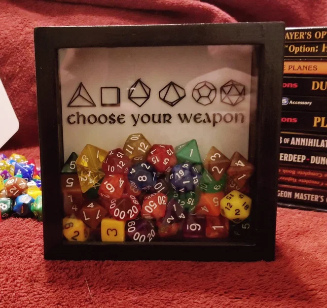 Hộp Shadow Box Xúc Xắc DnD In 3D - Image 1