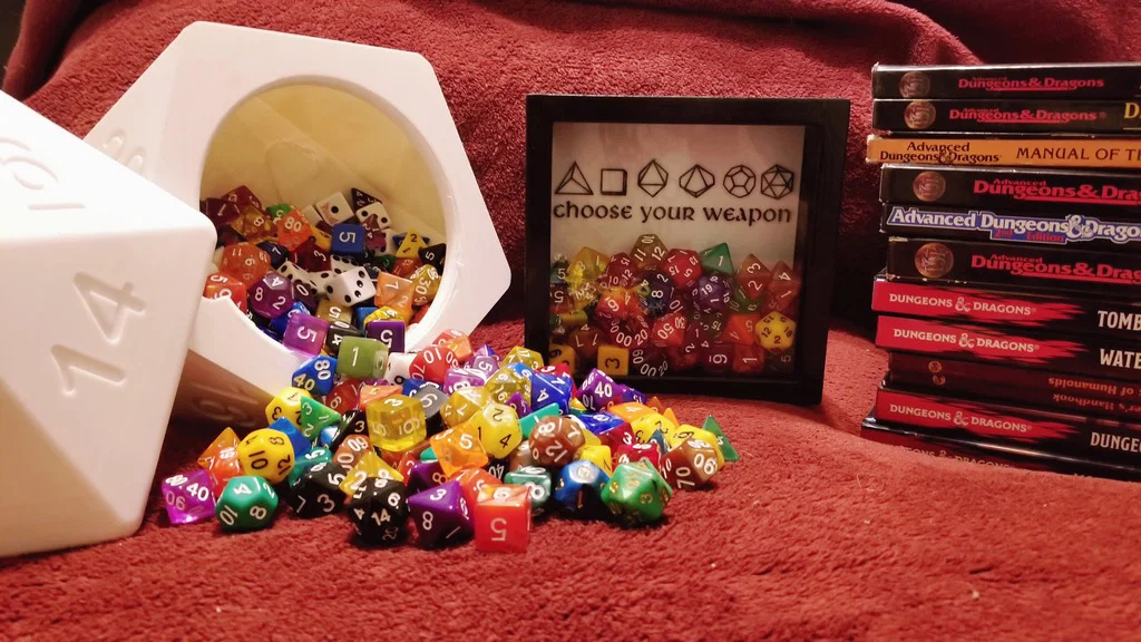 Hộp Shadow Box Xúc Xắc DnD In 3D - Image 2
