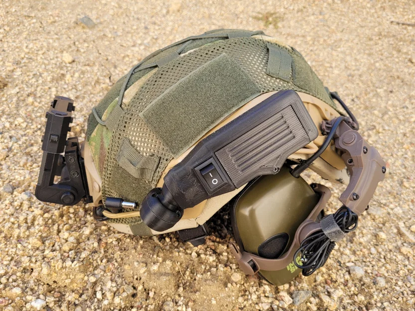 Đèn gắn nón bảo hiểm lắp lên ARC (ARC Mounted Helmet Light) - Image 3