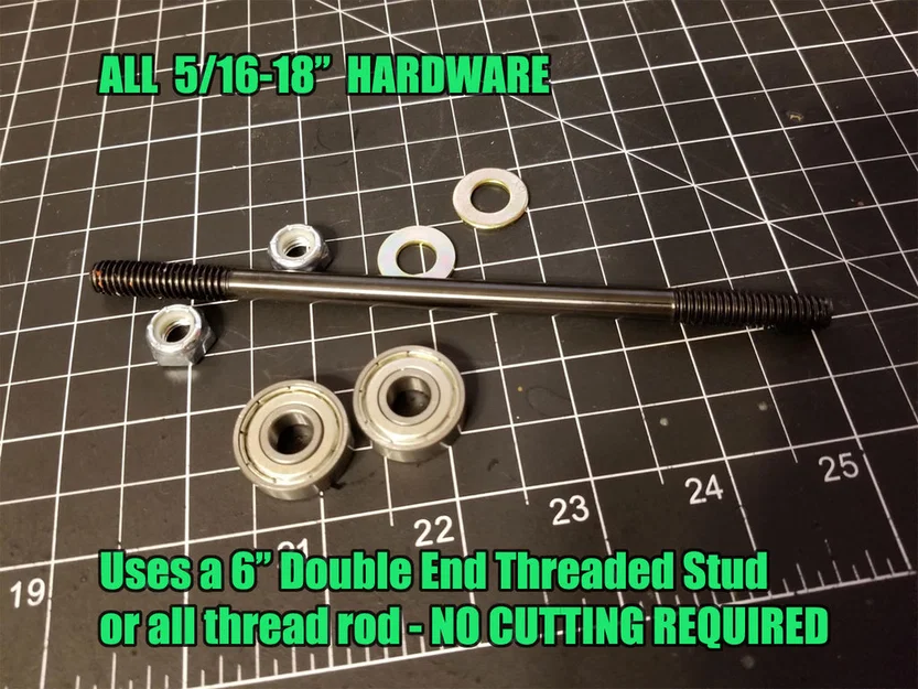 REMIX giá đỡ cuộn filament đa năng cho Ender3/CR10 (5/16"-18, khỏi cắt, lỗ lớn) - Image 2