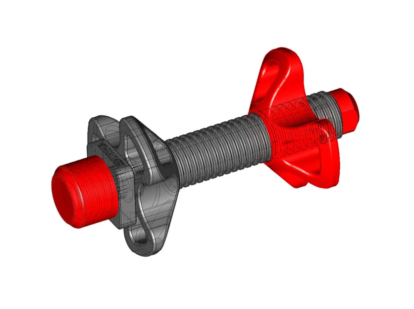 REMIX giá đỡ cuộn filament đa năng cho Ender3/CR10 (5/16"-18, khỏi cắt, lỗ lớn) - Image 3