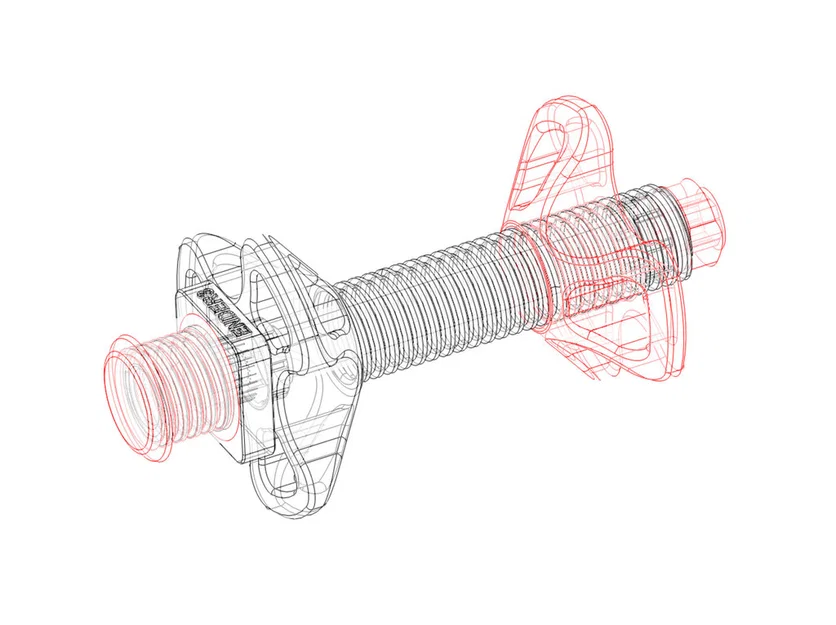 REMIX giá đỡ cuộn filament đa năng cho Ender3/CR10 (5/16"-18, khỏi cắt, lỗ lớn) - Image 7