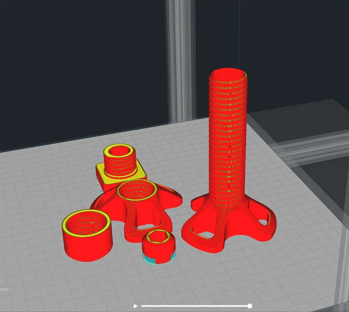 REMIX giá đỡ cuộn filament đa năng cho Ender3/CR10 (5/16"-18, khỏi cắt, lỗ lớn) - Image 9
