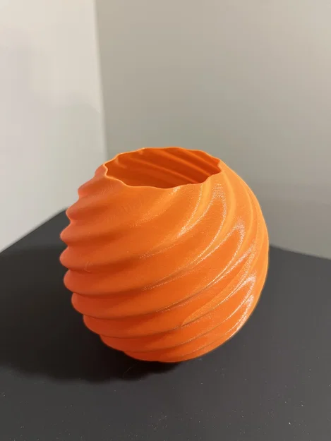 Chậu hoa trang trí xoắn ốc (Simplistic Bowl) in 3D siêu nhanh - Image 1