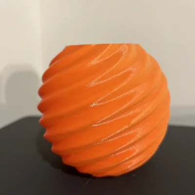 Chậu hoa trang trí xoắn ốc (Simplistic Bowl) in 3D siêu nhanh
