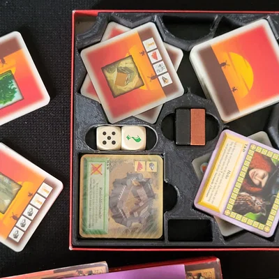 Khay Đựng Phụ Kiện Board Game Catan Cho 2 Người Chơi