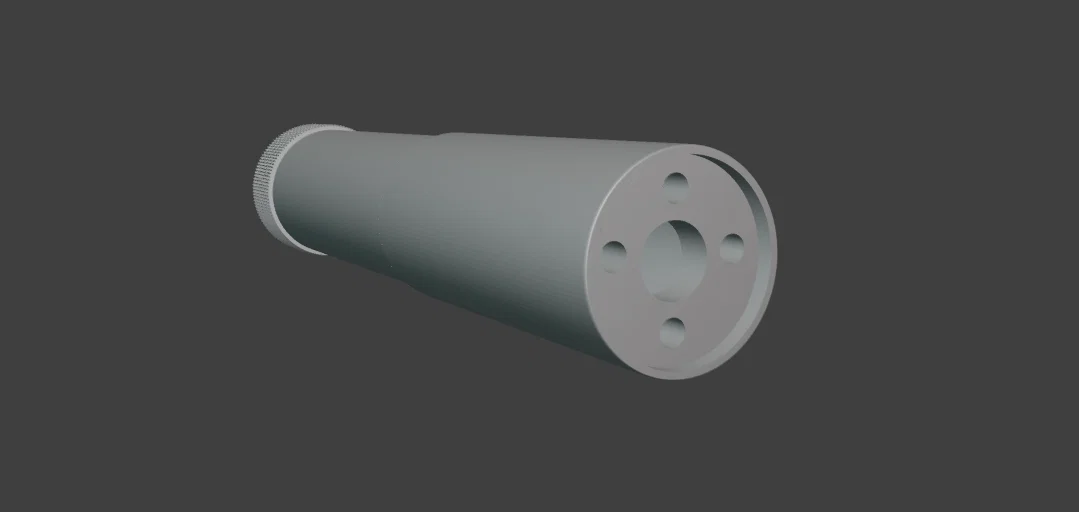 Ống Giảm Thanh Đa Năng FB Suppressor Cho Airsoft (Ren 14mm) - Image 1