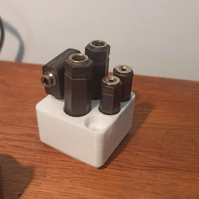 Khay giữ nhiều minijack 3,5 Gridfinity 1X1