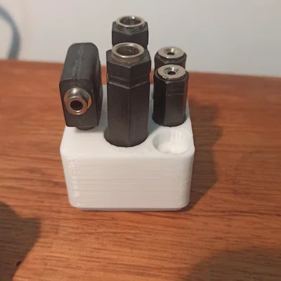 Khay giữ nhiều minijack 3,5 Gridfinity 1X1