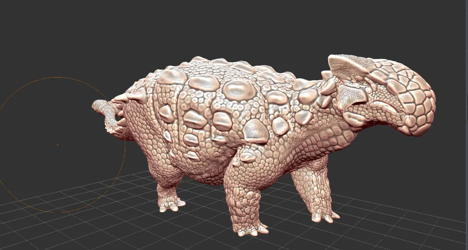 Mô hình khủng long Ankylosaurus chi tiết cho in 3D - Image 1