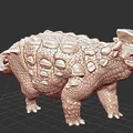Mô hình khủng long Ankylosaurus chi tiết cho in 3D - Thumbnail 1