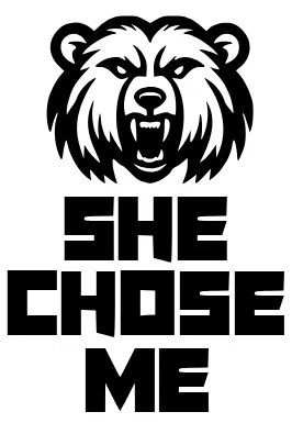 Móc khóa Gấu “She Chose me” - Image 2