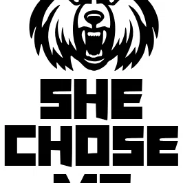 Móc khóa Gấu “She Chose me”
