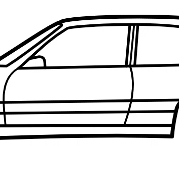 Mô hình trang trí tường Peugeot 205 GTI (1992) - File in 3D nghệ thuật