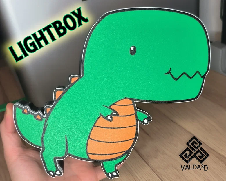 T-Rex Lightbox - Đèn LED Lamp - Image 1