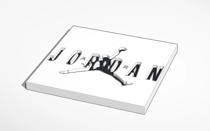 Tranh treo tường Air Jordan 3D - Phụ kiện trang trí phòng độc đáo - Image 1