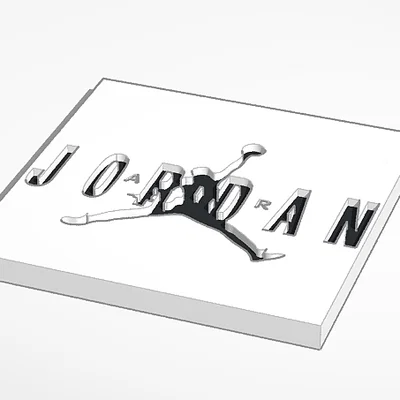Tranh treo tường Air Jordan 3D - Phụ kiện trang trí phòng độc đáo
