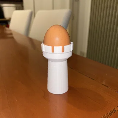 Khay đựng trứng hình tháp trung cổ - Thiết kế in 3D đẹp mắt