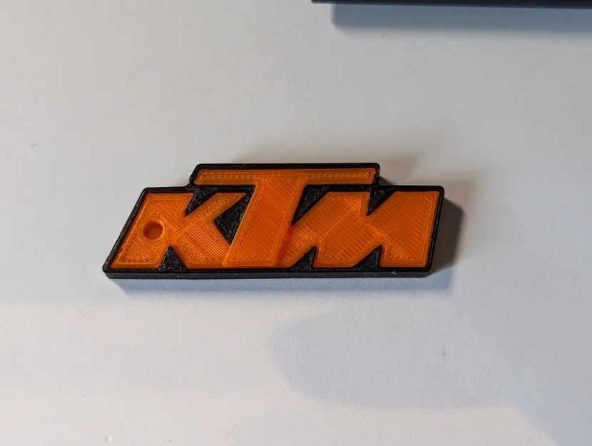 Móc khóa logo KTM - Phụ kiện in 3D cá tính cho biker - Image 1