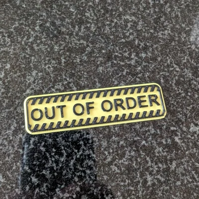 Biển báo 3D Out of Order nhỏ gọn: Hướng dẫn in chi tiết