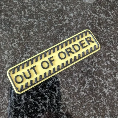 Biển báo 3D Out of Order nhỏ gọn: Hướng dẫn in chi tiết