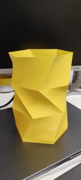 Mẫu bình hoa 3D hiện đại (Modern Vase) thiết kế hình học độc đáo - Image 3