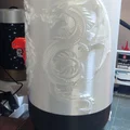 Đèn Ngủ 3D Hình Rồng (Lampe Dragon) - Nghệ Thuật Lithophanie Tinh Xảo - Thumbnail 1