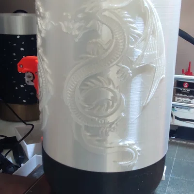 Đèn Ngủ 3D Hình Rồng (Lampe Dragon) - Nghệ Thuật Lithophanie Tinh Xảo