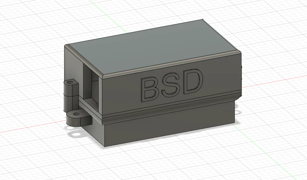 Hộp adapter 3D cho bộ thu FrSky X8R trên xe Traxxas Stampede - Image 1