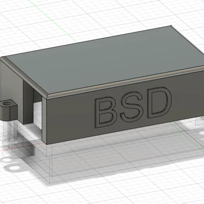 Hộp adapter 3D cho bộ thu FrSky X8R trên xe Traxxas Stampede