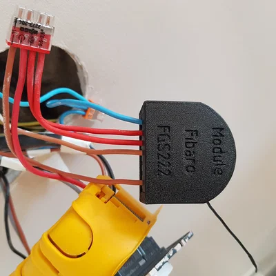 Hộp bảo vệ cho module Fibaro FGS222