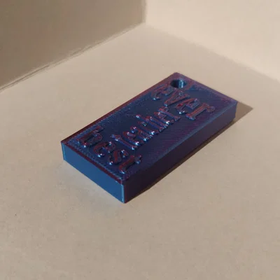 Móc khóa in 3D Best Teacher Ever - Món quà tri ân ý nghĩa cho thầy cô