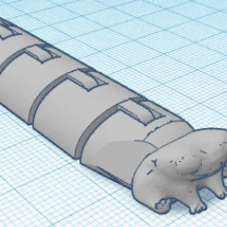 Mô hình chú ốc sên Fred khớp nối (Fred But Hes A Slug) in 3D