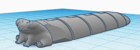 Mô hình chú ốc sên Fred khớp nối (Fred But Hes A Slug) in 3D - Image 4